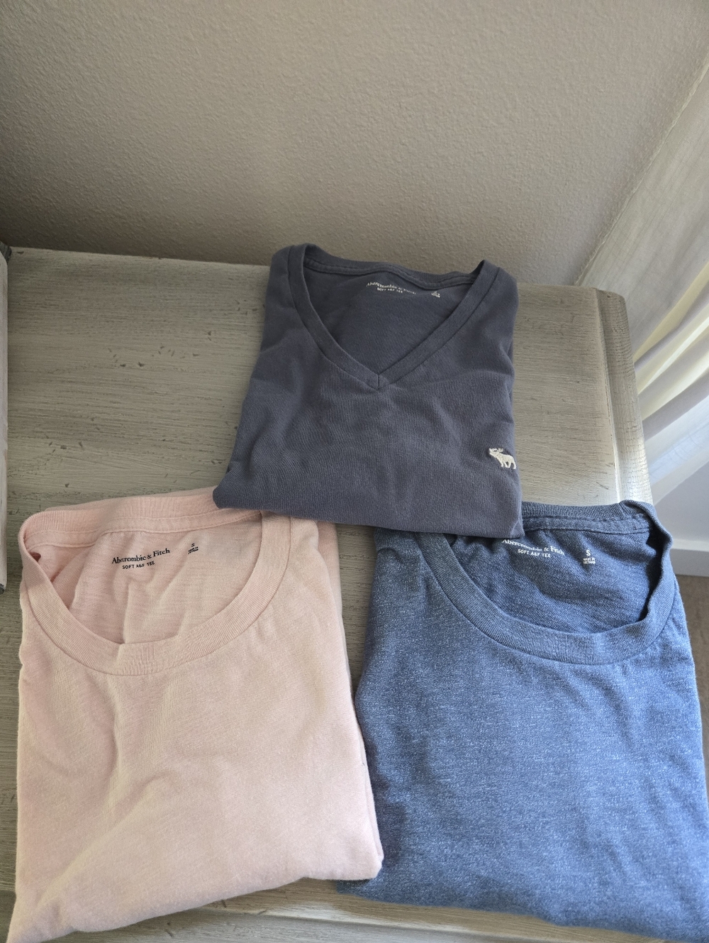3 - Abercrombie & Fitch Knit Tee Trio